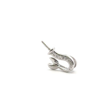 Mermaid tail silver plated with add on Peg,SKU#M3733S