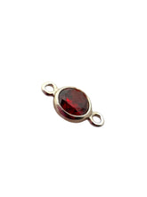 3mm, sterling silver , 3A, Cubic Zicronia Bezel Connector 
SKU#5030CM7