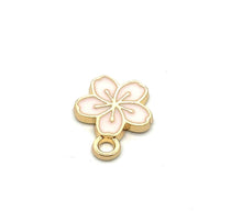 Stunning off white flower charm, SKU#M3102