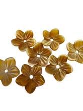 Yellow Flower mother of pearl, SKU#M4645