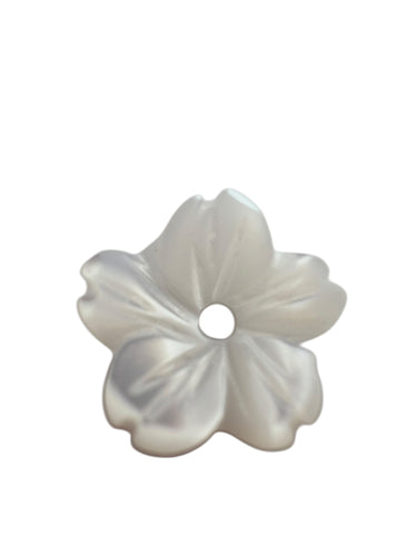 10mm white flower mother of pearl, SKU#M4604