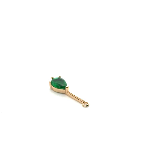 Diamond charm SKU#M3131emraldgreen