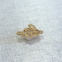 Rabbit Charm, Bunny Charm, Gold Plated, M4412