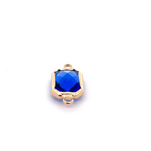 Royal blue rectangle shape crystal charm,SKU#M2147royalblue