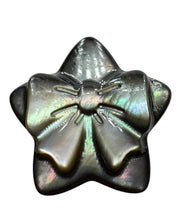 Tiny star shape Mother Of Pearl with a Bow, SKU#M4408