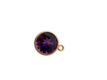 6mm, Gold filled , 3A, Cubic Zicronia Bezel 
SKU#4000059SDAM