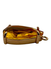 Yellow tear drop crystal charm, SKU#M2152yellow