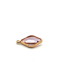 Diamond shaped charm SKU#M3105lightpink