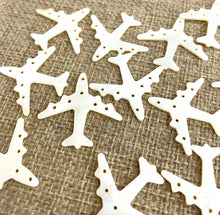 Mother of Pearl Airplane Charm Sku#M599