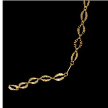 14KGF Starburst chain, SKU#SM1370SBSF