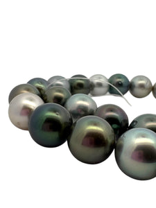 100% Natural Tahitian pearl strands, AAA, 15-17mm. SKU#THP123