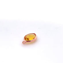 Yellow Tiny Diamond shape crystal charm, SKU#M2156yellow