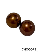 Chocolate Pearl pairs, 8mm - 9mm.SKU#Chocop1-Chocop10
