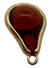 Champaign round tear drop shape charm, SKU#M2164champaign