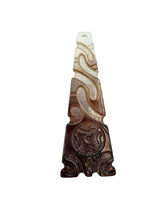 Beautiful triangle shape carved mother of pearl, SKU#M2295