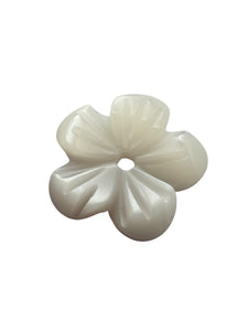 10mm white flower mother of pearl, SKU#M4629
