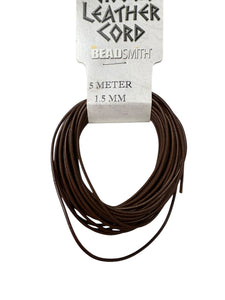 Brown Greek Leather Cord 1.5MM