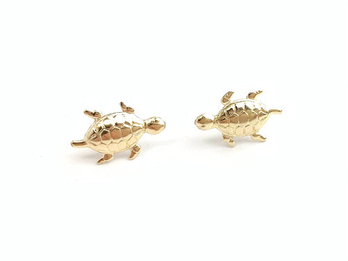 14kGF Turtle Studs Sku#44-4