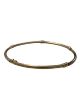 14KGF 6.75” tube bead bracelet,SKU#4014835675L