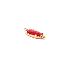 Oval ruby charm, SKU#M2167ruby