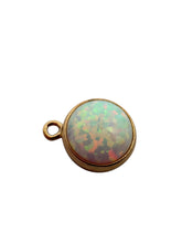5mm white bello opal bezel drop