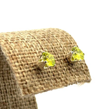 6.0mm Lime 3A CZ Snap-In Post Earring, Sku#5011260M8