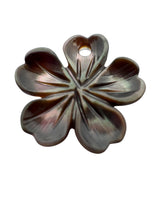 Carved MOP, tear drop shape mother of pearl. SKU#M4679
