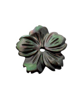 Carved MOP, tear drop shape mother of pearl. SKU#M4682