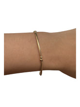 14KGF 6.75” tube bead bracelet,SKU#4014835675L