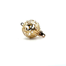 Solid gold bead clasp, 12mm, SKU#AW160-13