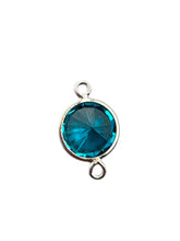 3mm, sterling silver , 3A, Cubic Zicronia Bezel Connector 
SKU#5030CM9