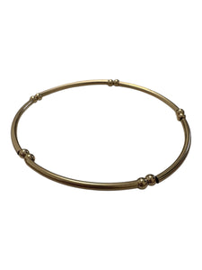 14KGF 6.75” tube bead bracelet,SKU#4014835675L