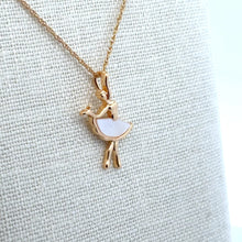 Ballerina Pendant, Pearl, Gold Plated, M4411