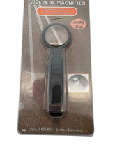 Tweezers Magnifier w/ LED Light