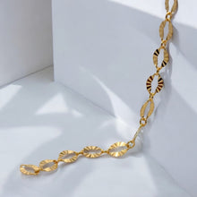 14KGF Starburst chain, SKU#SM1370SBSF
