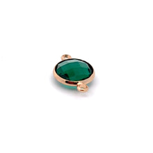 Emerald Green triangle shape crystal charm,SKU#M2148emerald