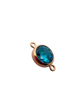 6mm, Rose Gold Filled, 3A, Cubic Zicronia Bezel Connector 
SKU#4805781M9