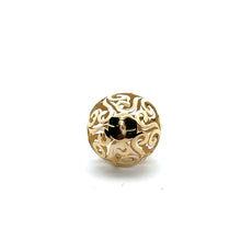 Solid gold bead clasp, 12mm, SKU#AW160-13