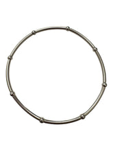 Sterling silver 6.75” stretchy tube bead bracelet, SKU#5014838675L