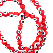 Round 6.12mm evil eye beads, SKU#M3168