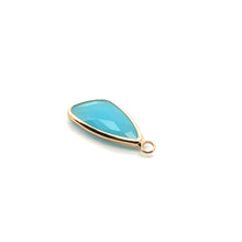 Gold charm SKU#M3104blue