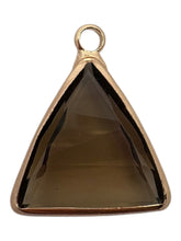 Light black triangle charm, SKU#M2151Lblack