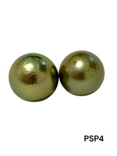 Pistachio pearl pairs, 9mm - 9.5mm, SKU#PSP1 - PSP9