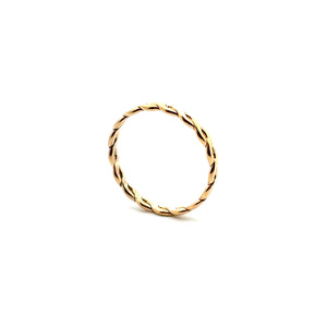14KGF (Size5) Woven ring, SKU#405R5LR