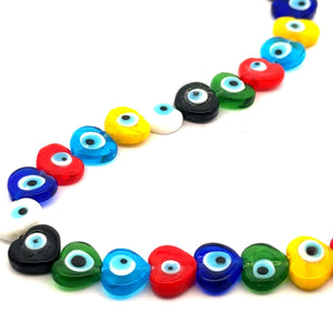 Heart evil eye bead, SKU#M3173