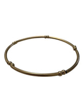 14KGF 6.75” tube bead bracelet,SKU#4014835675L