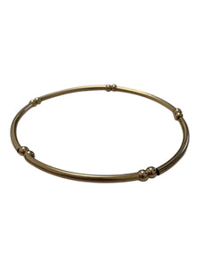 14KGF 6.75” tube bead bracelet,SKU#4014835675L