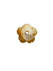 10mm Yellow flower mother of pearl, SKU#M4604