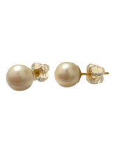 Japanese akoya pearl studs, 14KGF, SKU#Jakoya4
