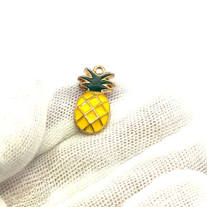 Pineapple Charm, Gold Plated, Sku#M3205